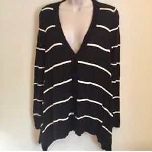 Hippie Rose Long Flowy Button Up Cardigan Size M